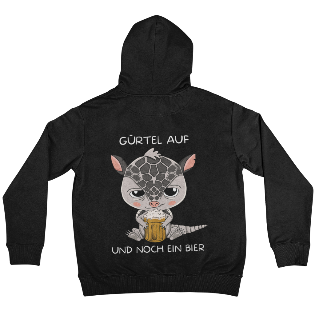 Gürtel auf - Backprint Hoodie