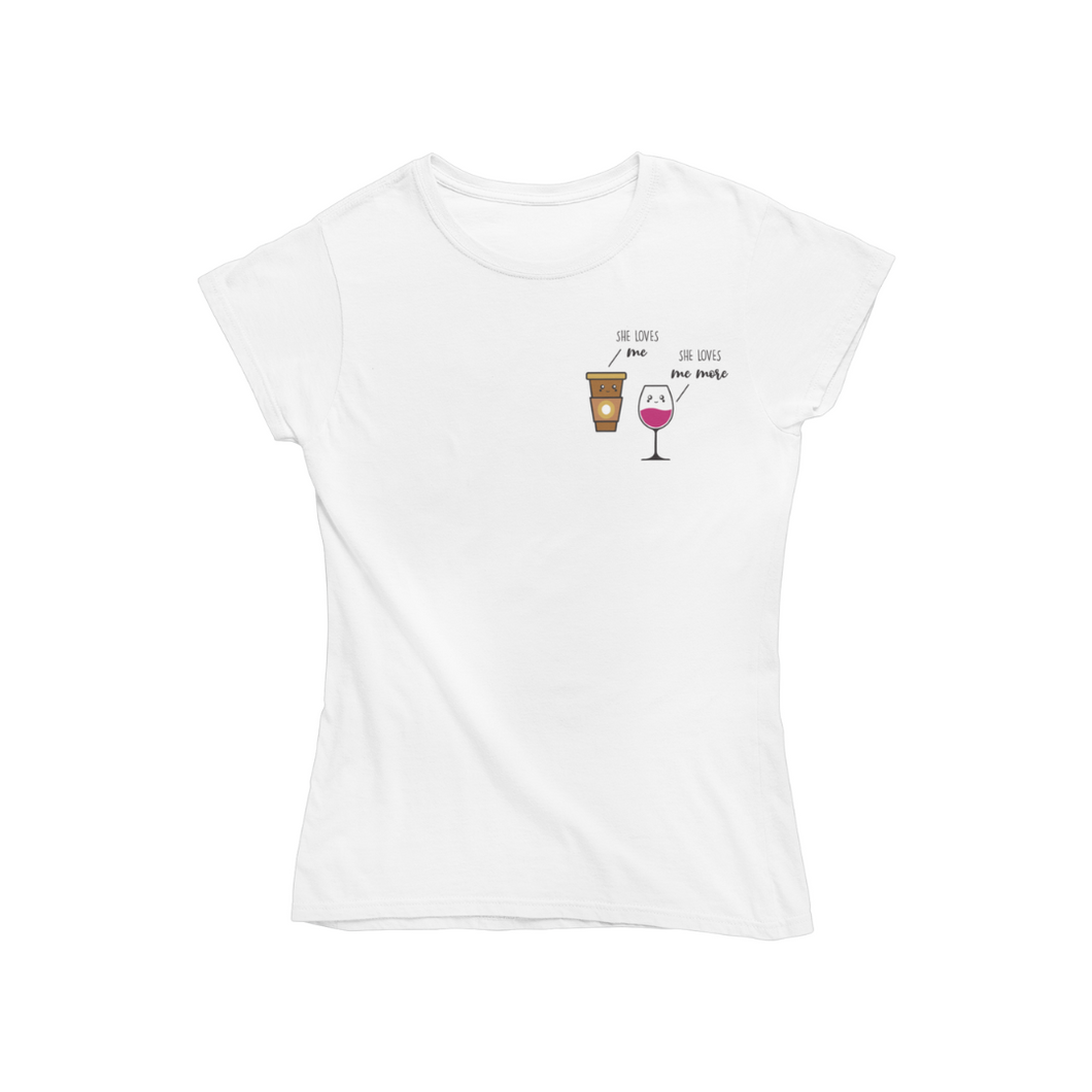 She loves me more - Bio Shirt Damen