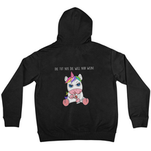 Lade das Bild in den Galerie-Viewer, Die tut Nix. Weinhorn - Backprint Hoodie
