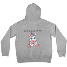 Lade das Bild in den Galerie-Viewer, Die tut Nix. Weinhorn - Backprint Hoodie
