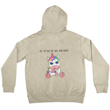 Lade das Bild in den Galerie-Viewer, Die tut Nix. Weinhorn - Backprint Hoodie
